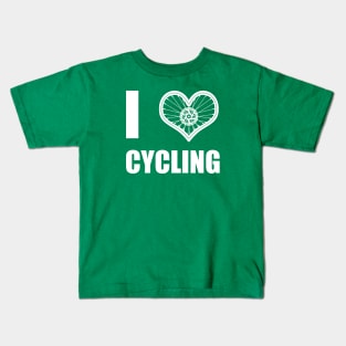 Cycling BIking Love Slogan Meme Gift For Cyclist Kids T-Shirt